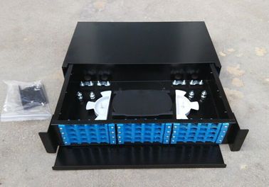 Chine Boîte de correction optique optique de fibre de port du coffret d'extrémité de Typefiber de tiroir en métal 36/48 fournisseur