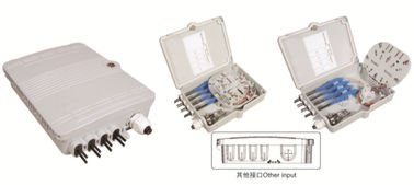 Chine Boîte de distribution de fibre optique 213X163X47mm, adaptateurs fixés au mur, d'IP65,8pcs OU diviseur 1X8 fournisseur