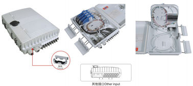 Chine boîte de distribution en plastique de fibre GFS-16G, 16adaptor/1h16/2x1 : 8 PLC, 293X219X84mm, mur/poteau-a monté, IP65, soutien non coupé fournisseur
