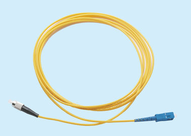 Chine CORDE de CORRECTION FC/SC MODE UNITAIRE optique recto 1-100MT de connecteur de fibre de 3 millimètres fournisseur