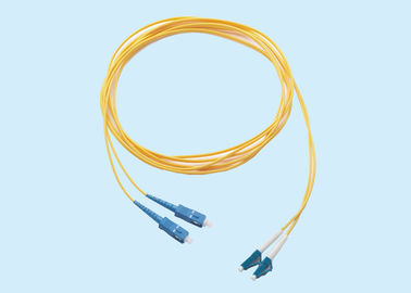 Chine Sc optique de connecteurs de fibre de corde de correction/duplex mode unitaire 1-100 mt de LC 3 millimètres fournisseur