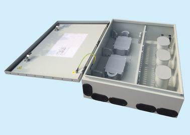 Chine Boîte électrique montée par Polonais optique en métal de boîte de distribution de fibre de 96 NOYAUX fournisseur